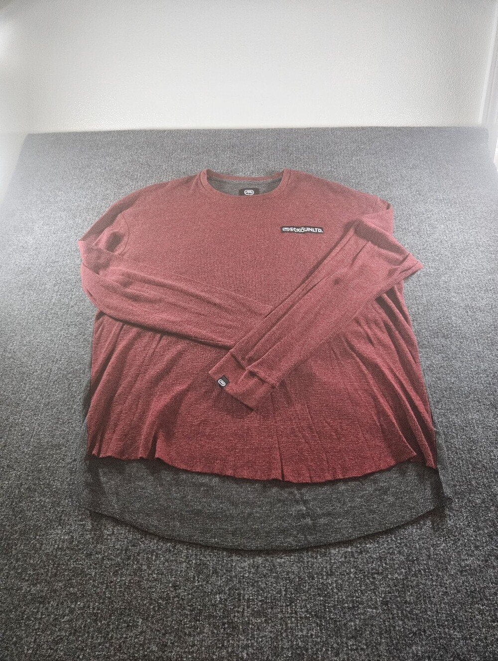 Ecko Unltd.red Waffle Knit Long Sleeve Shirt 3x